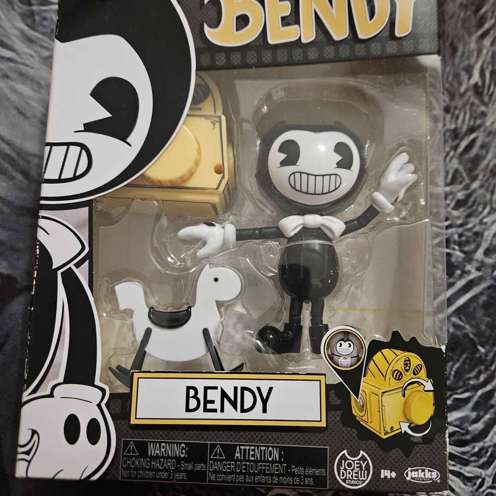 Bendy Vinyl Figure - Black & White